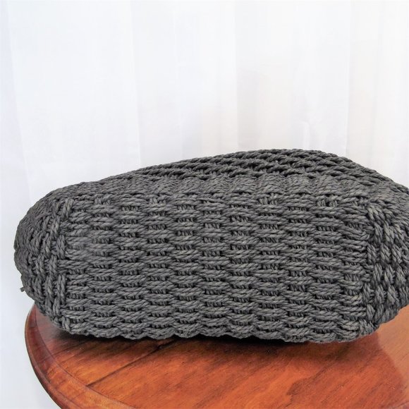 Cappelli Black Straw Hand Bag - Picture 3 of 9